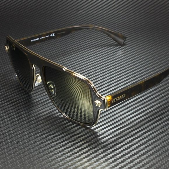 Versace Mirror Gold 56mm Sunglasses